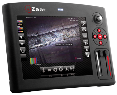 Industrial videoscope touchscreen
