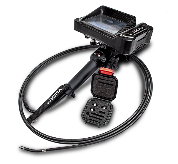 VUCAM videoscope with adapters