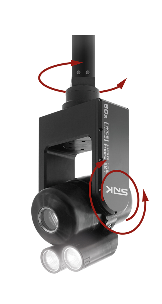 SNK 60x pan-tilt range