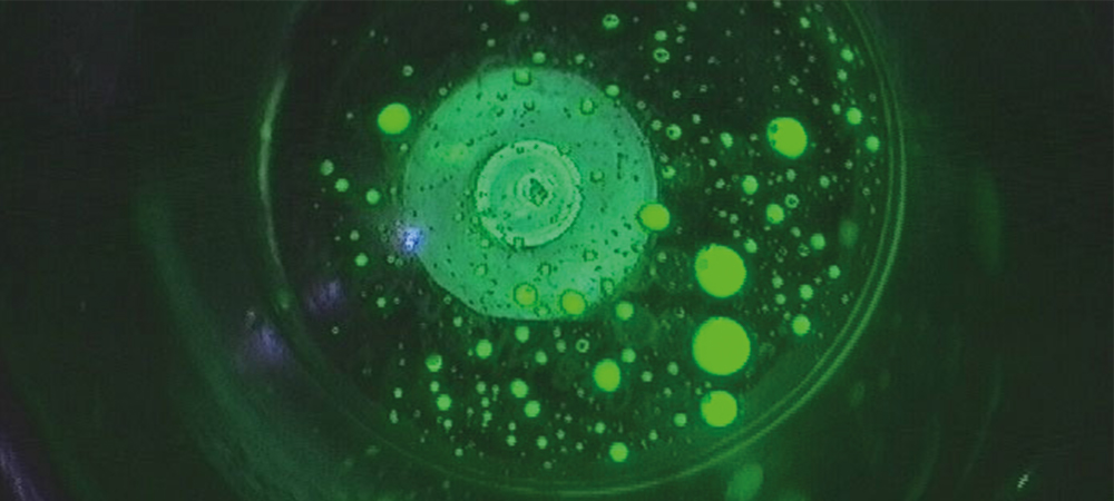 UV light fluorescent media with UV endoscope