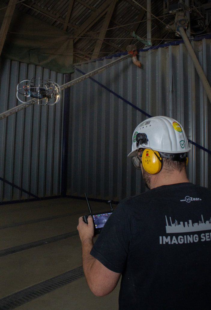 Pod Visual Insection Visual Inspection with Indoor Drones - viZaar